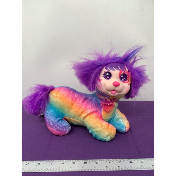 Puppy Surprise 2022, Tie-dye Purple Pink Collar No Babies Plush Stuffed Animal - Picture 1 of 9
